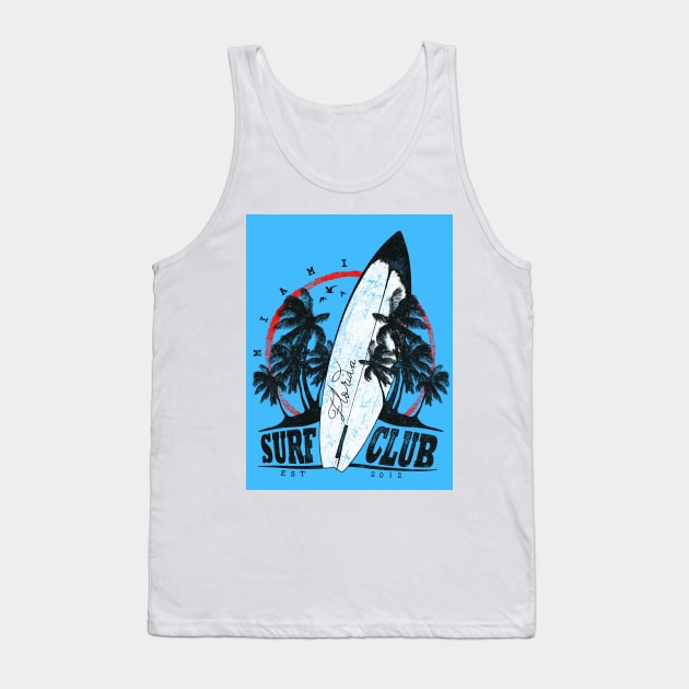 Florida - Surf Club Tank Top by Animox